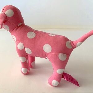 PINK VICTORIA'S SECRET MINI DOG - polka dot